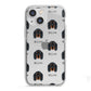 Gordon Setter Icon with Name iPhone 13 Mini TPU Impact Case with White Edges