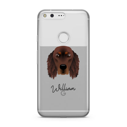 Gordon Setter Personalised Google Pixel Case