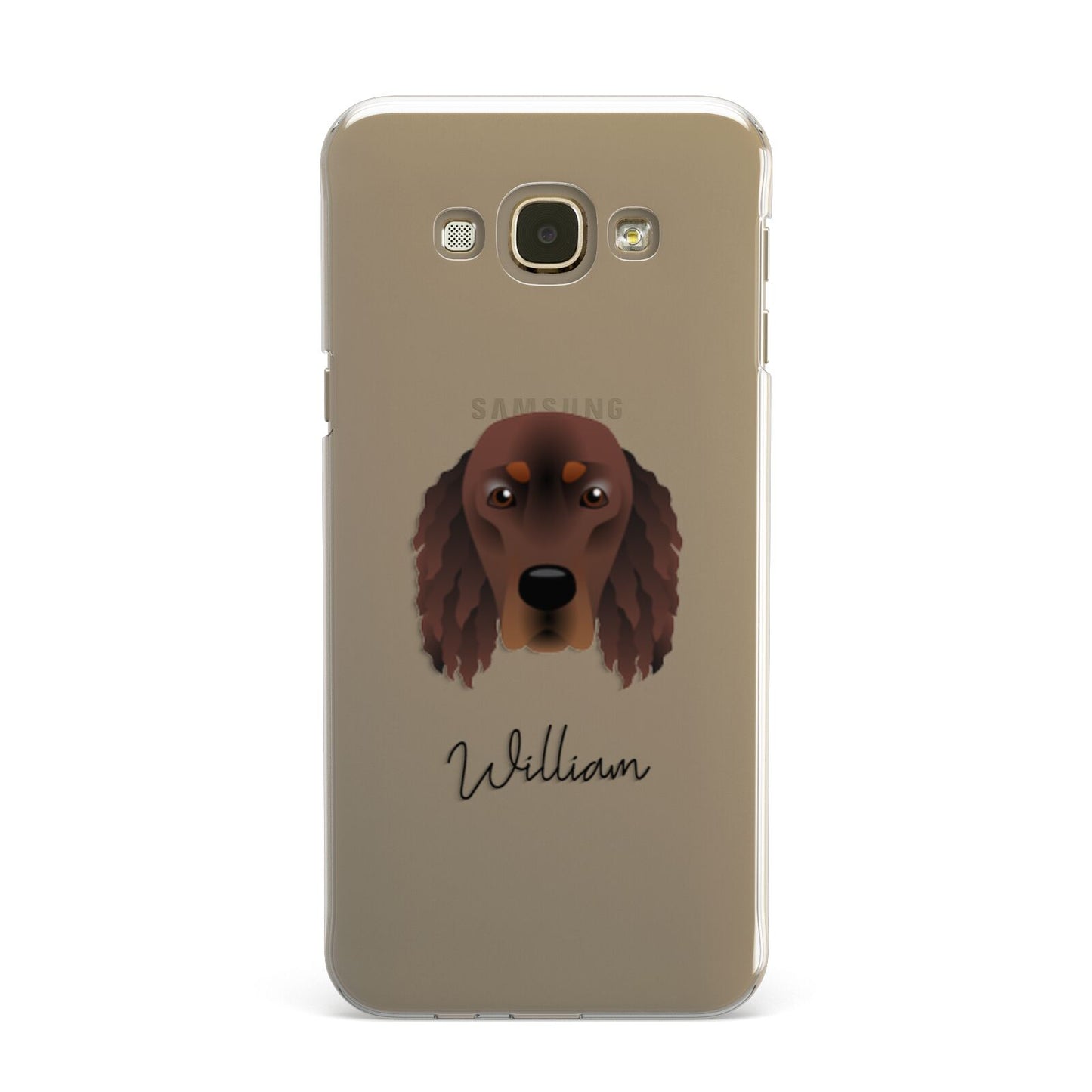 Gordon Setter Personalised Samsung Galaxy A8 Case