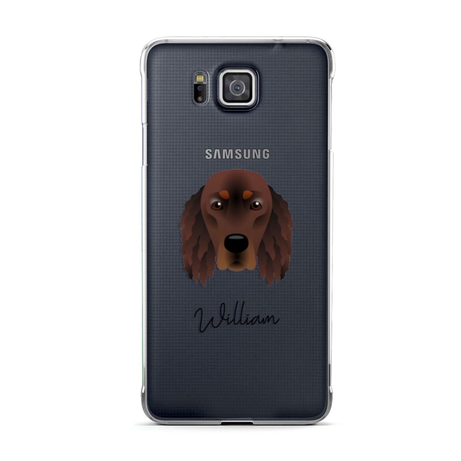 Gordon Setter Personalised Samsung Galaxy Alpha Case