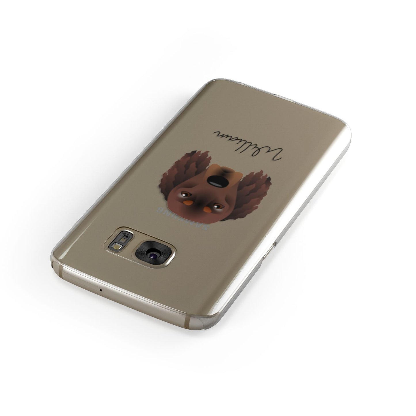 Gordon Setter Personalised Samsung Galaxy Case Front Close Up