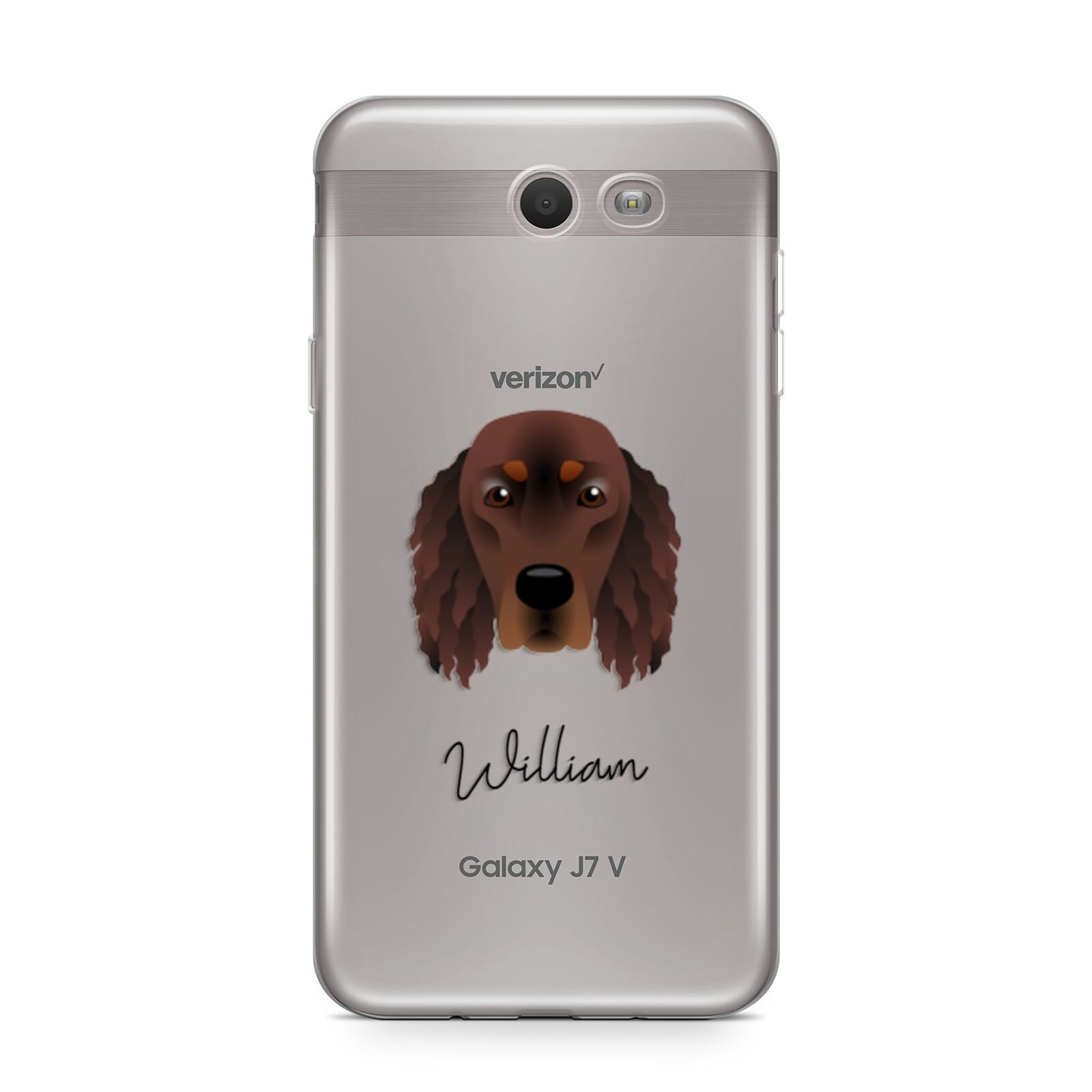 Gordon Setter Personalised Samsung Galaxy J7 2017 Case