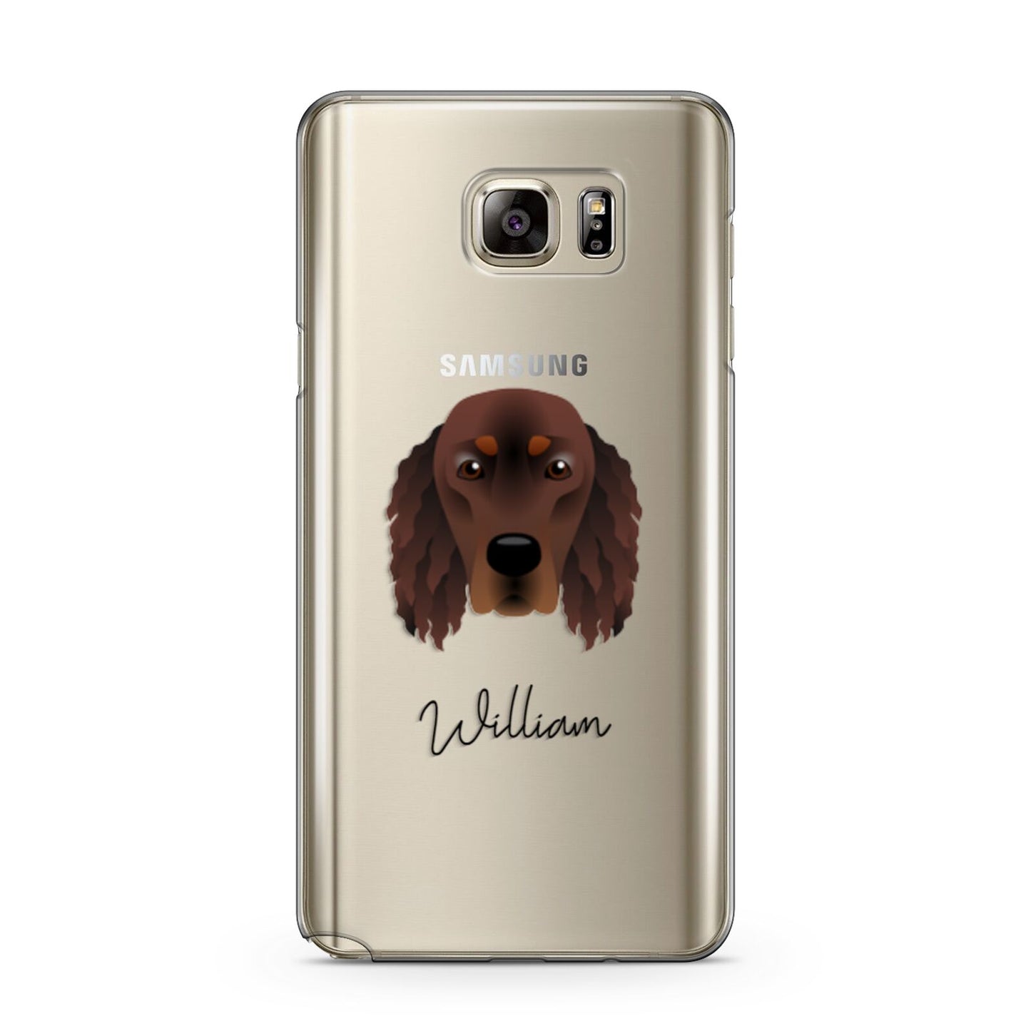 Gordon Setter Personalised Samsung Galaxy Note 5 Case