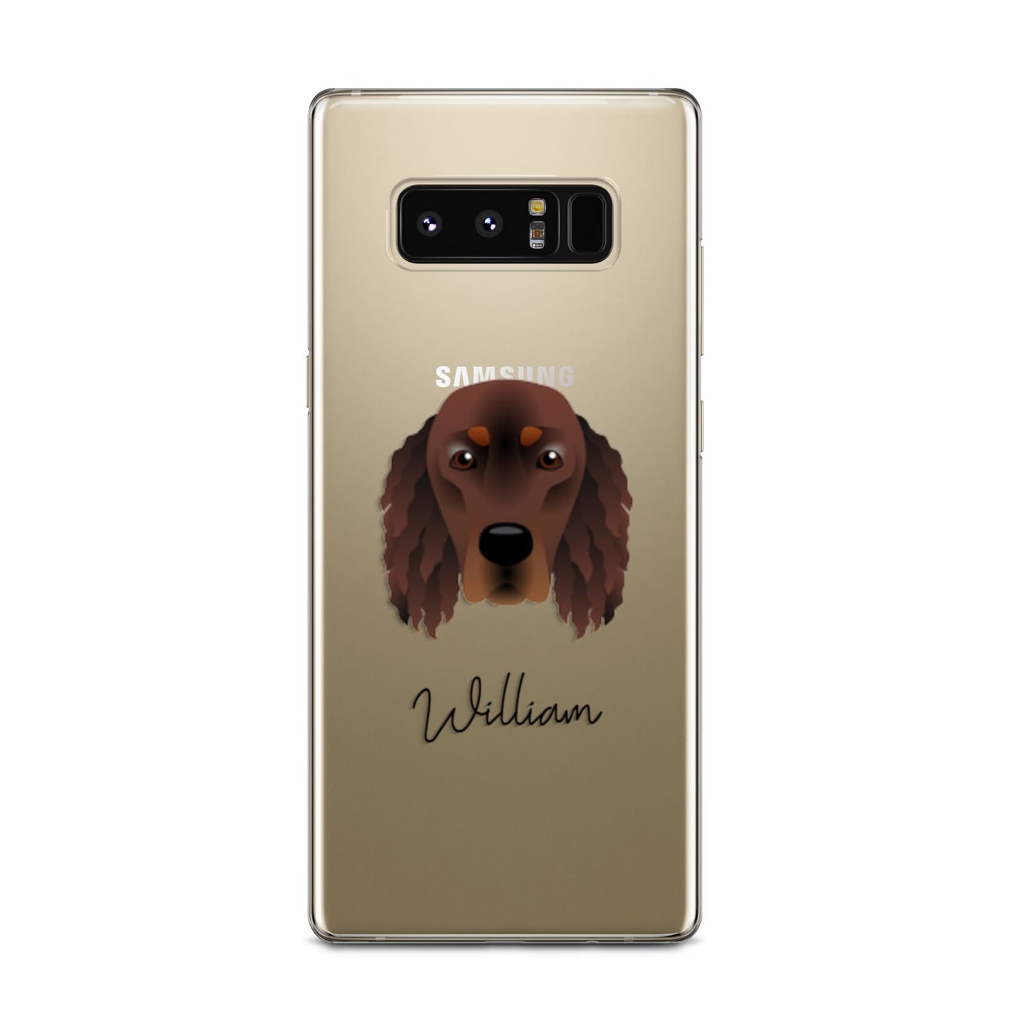 Gordon Setter Personalised Samsung Galaxy Note 8 Case