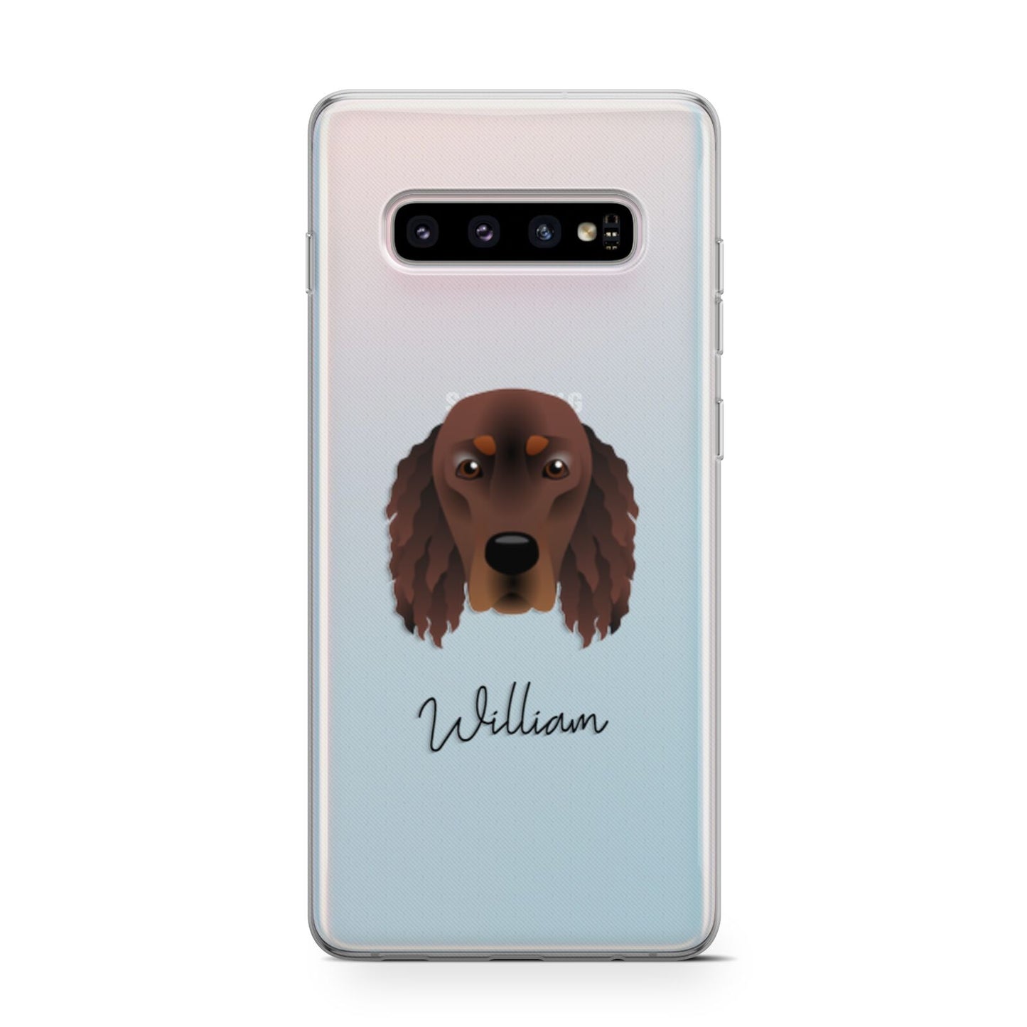 Gordon Setter Personalised Samsung Galaxy S10 Case