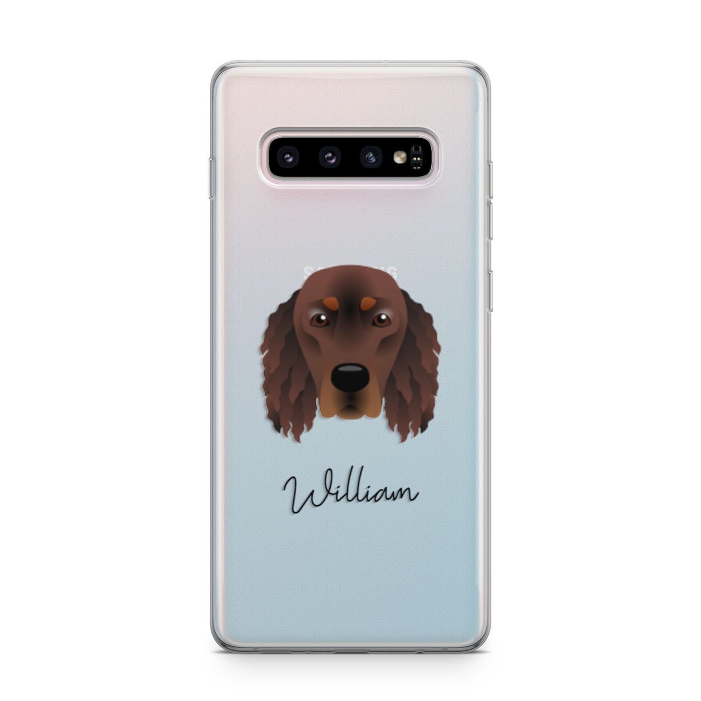 Gordon Setter Personalised Samsung Galaxy S10 Plus Case