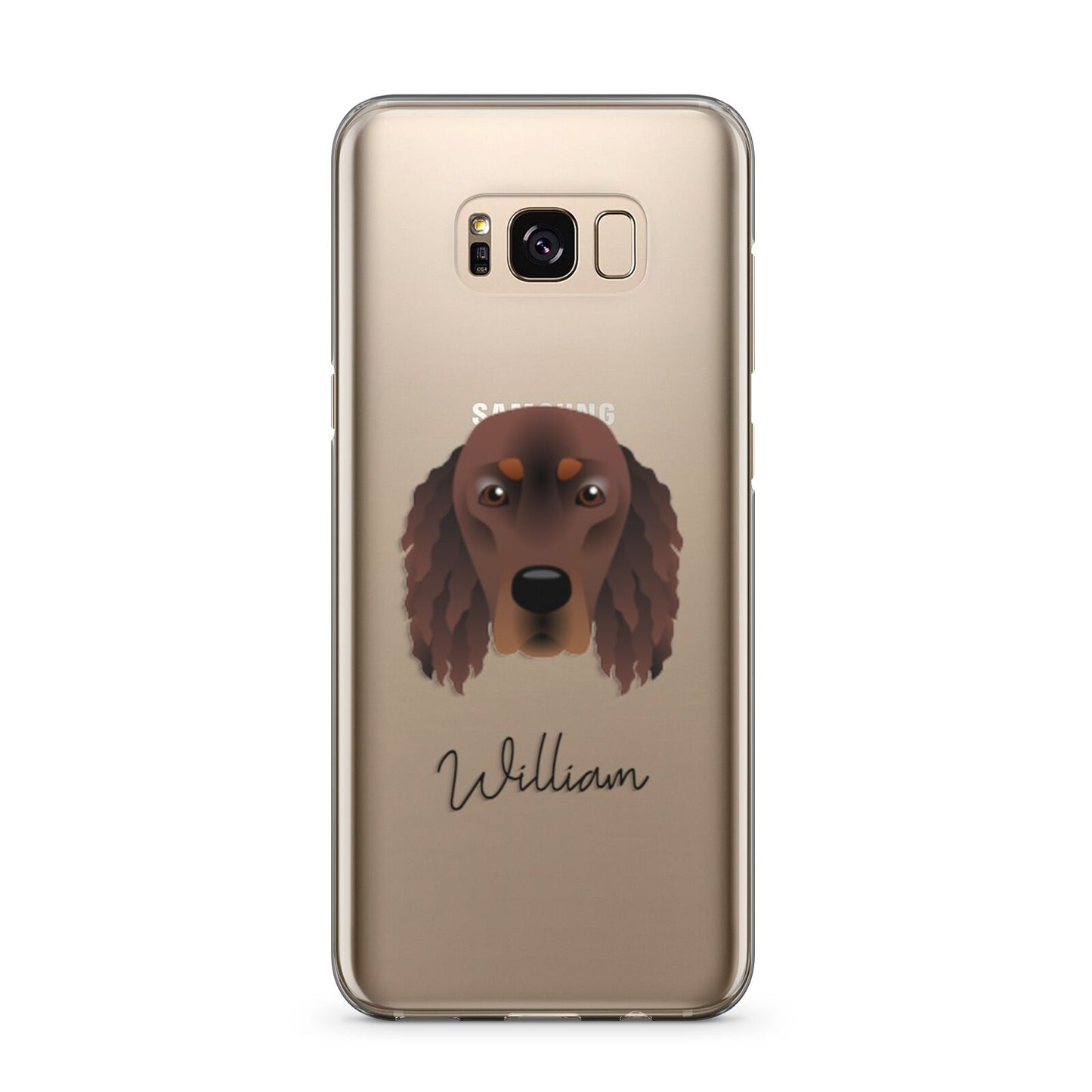 Gordon Setter Personalised Samsung Galaxy S8 Plus Case