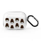 Grand Basset Griffon Vendeen Icon with Name AirPods Pro Clear Case