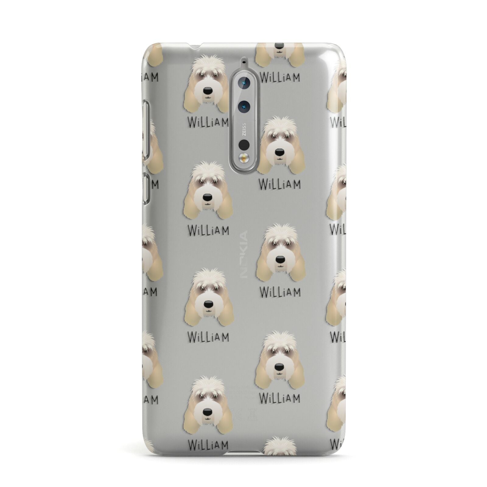 Grand Basset Griffon Vendeen Icon with Name Nokia Case