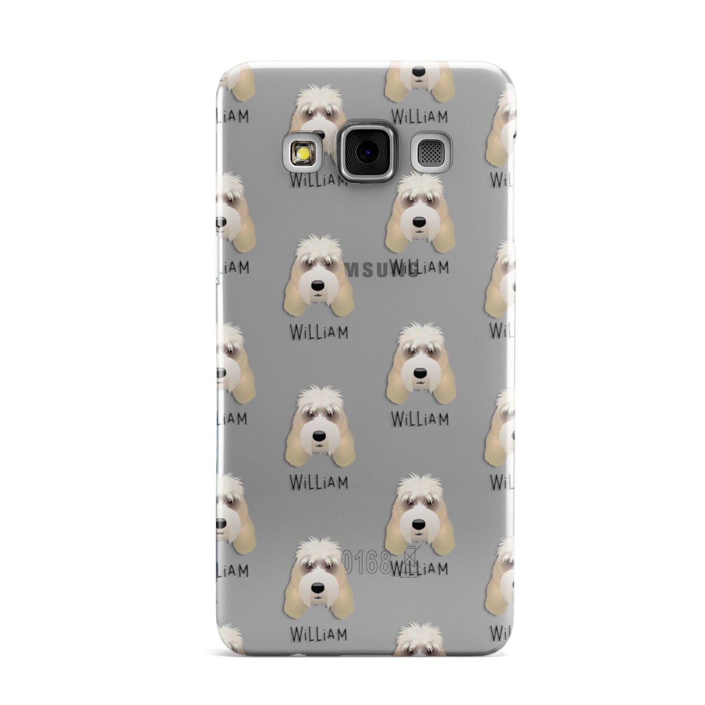 Grand Basset Griffon Vendeen Icon with Name Samsung Galaxy A3 Case