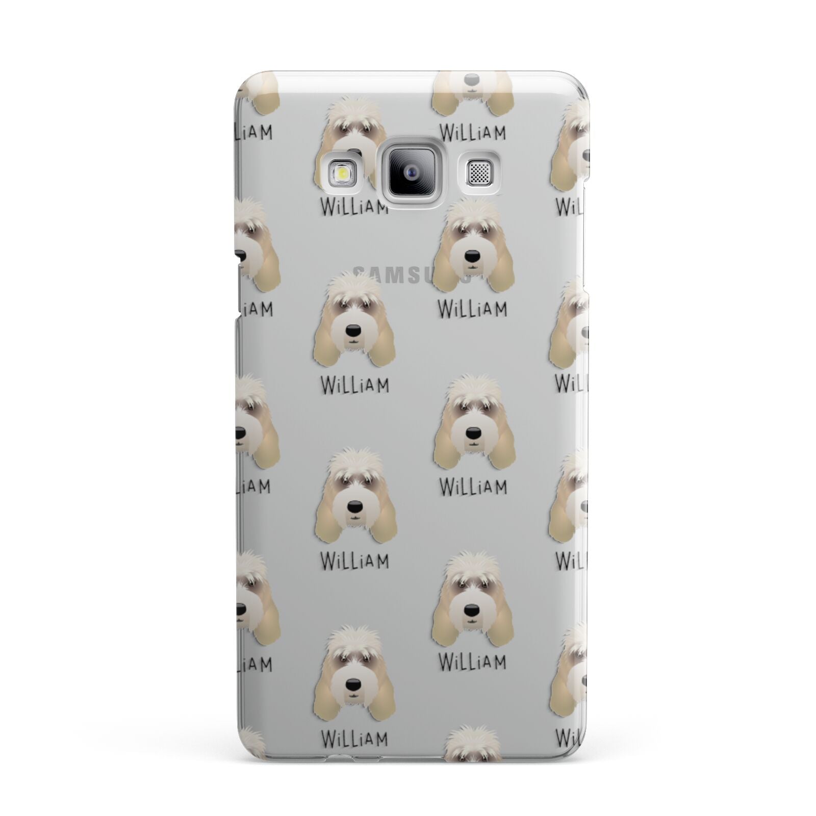 Grand Basset Griffon Vendeen Icon with Name Samsung Galaxy A7 2015 Case