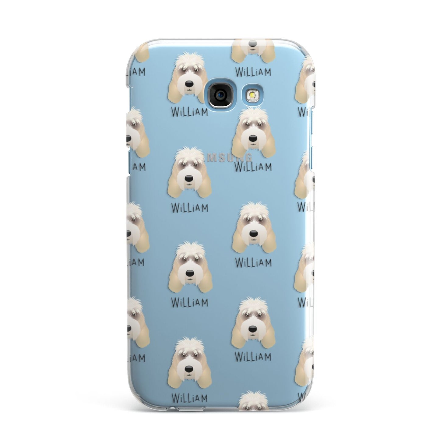 Grand Basset Griffon Vendeen Icon with Name Samsung Galaxy A7 2017 Case