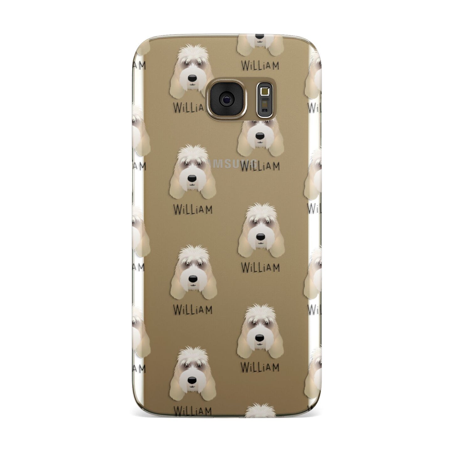 Grand Basset Griffon Vendeen Icon with Name Samsung Galaxy Case