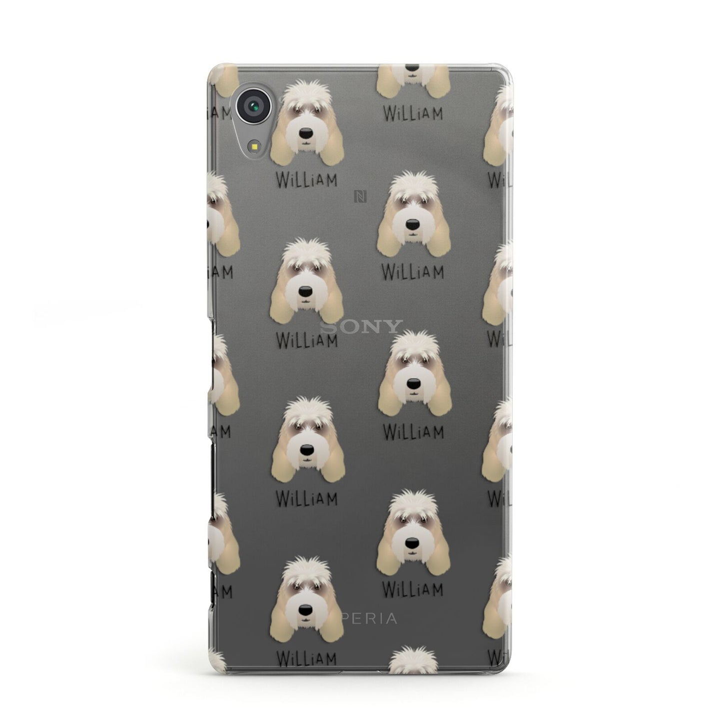 Grand Basset Griffon Vendeen Icon with Name Sony Xperia Case