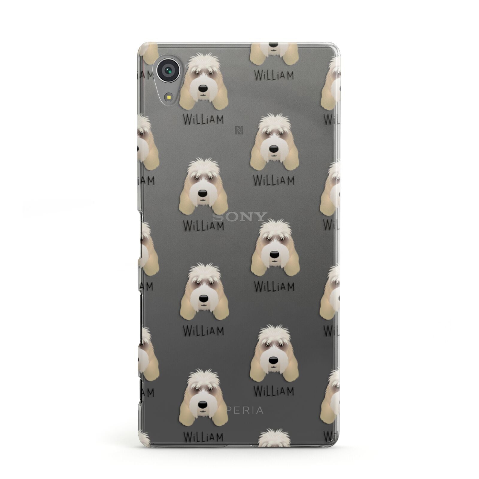 Grand Basset Griffon Vendeen Icon with Name Sony Xperia Case