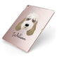 Grand Basset Griffon Vendeen Personalised Apple iPad Case on Rose Gold iPad Side View