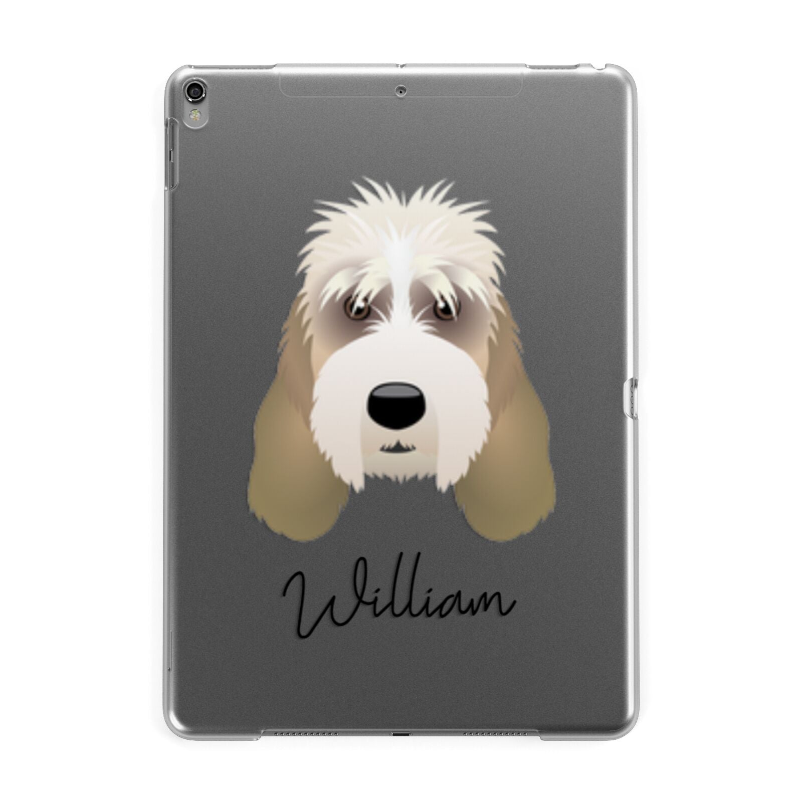 Grand Basset Griffon Vendeen Personalised Apple iPad Grey Case