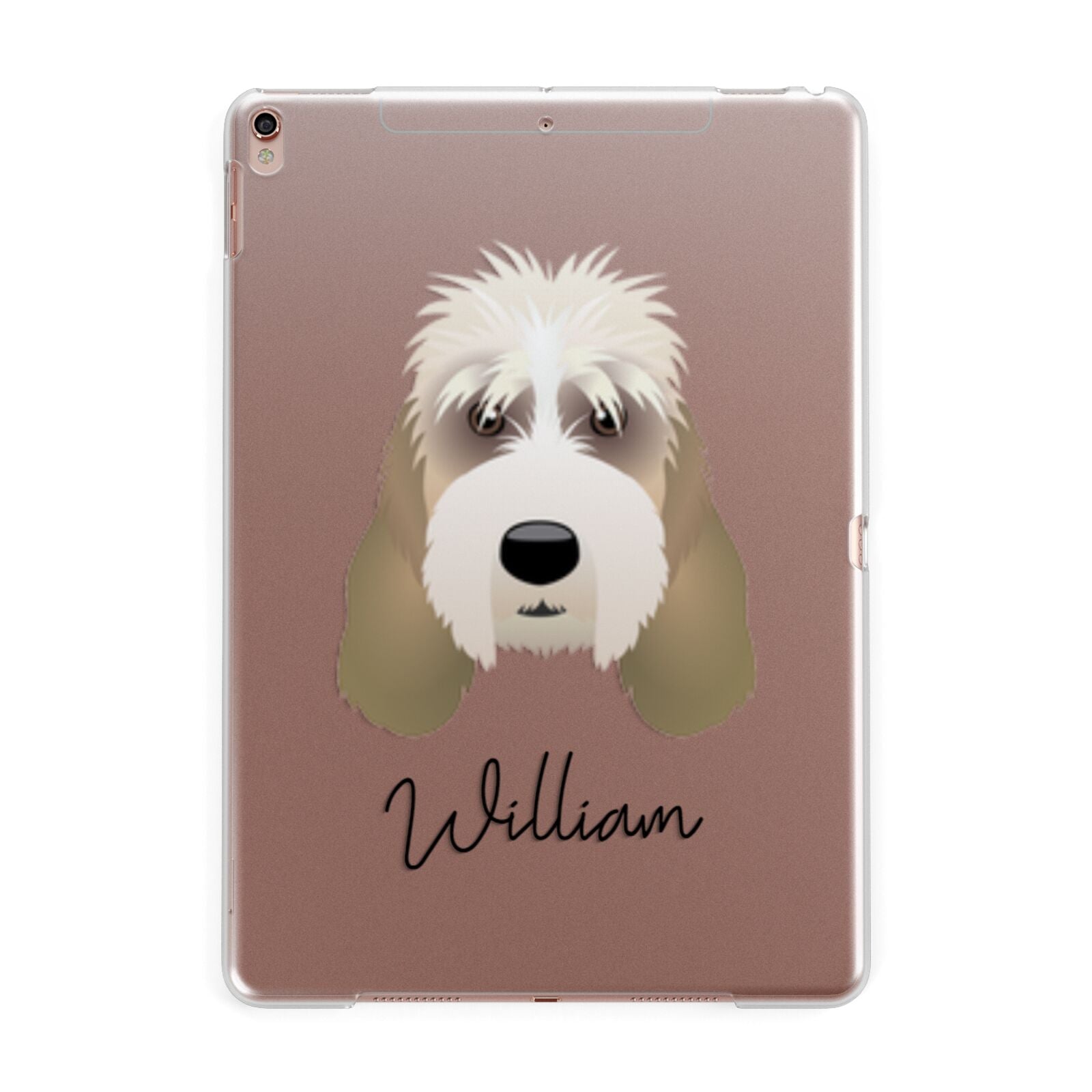 Grand Basset Griffon Vendeen Personalised Apple iPad Rose Gold Case