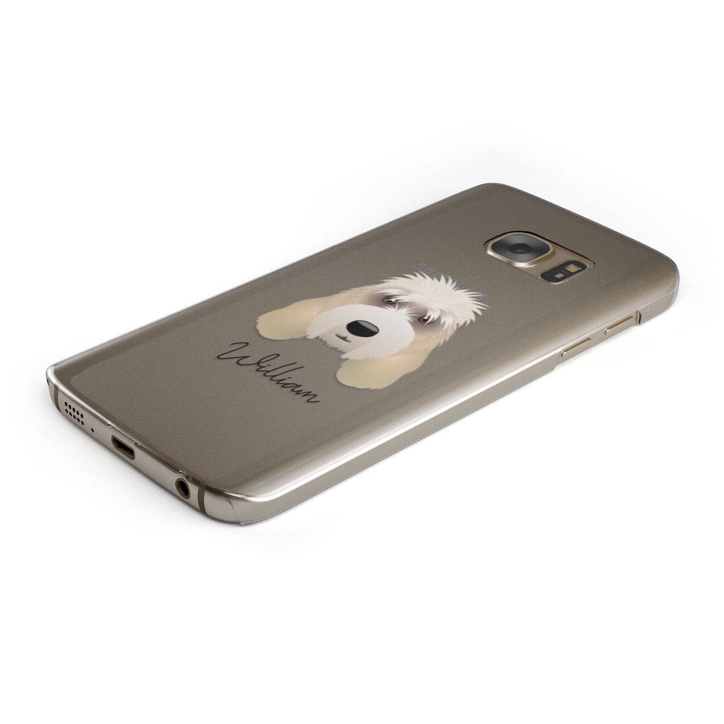 Grand Basset Griffon Vendeen Personalised Samsung Galaxy Case Bottom Cutout