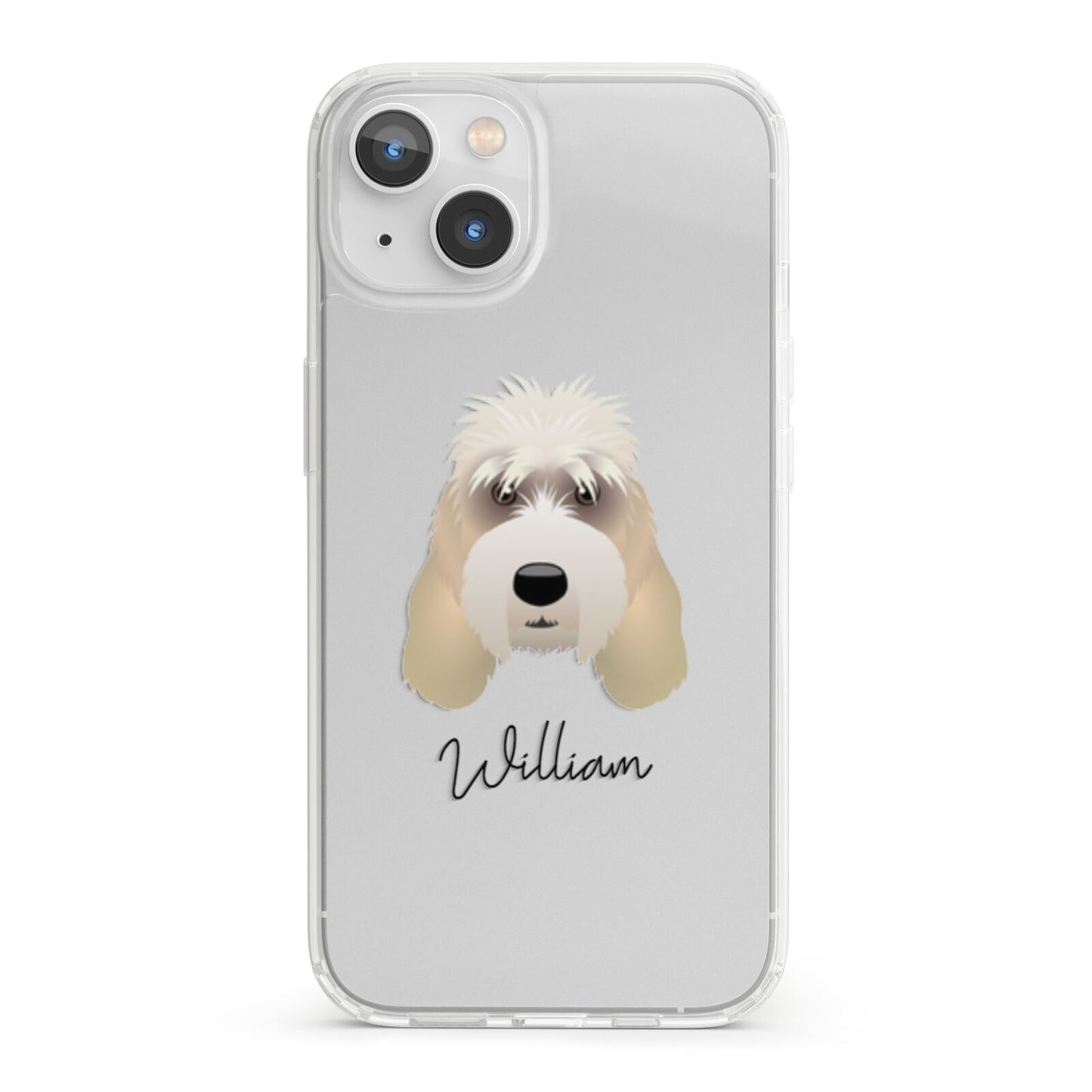 Grand Basset Griffon Vendeen Personalised iPhone 13 Clear Bumper Case