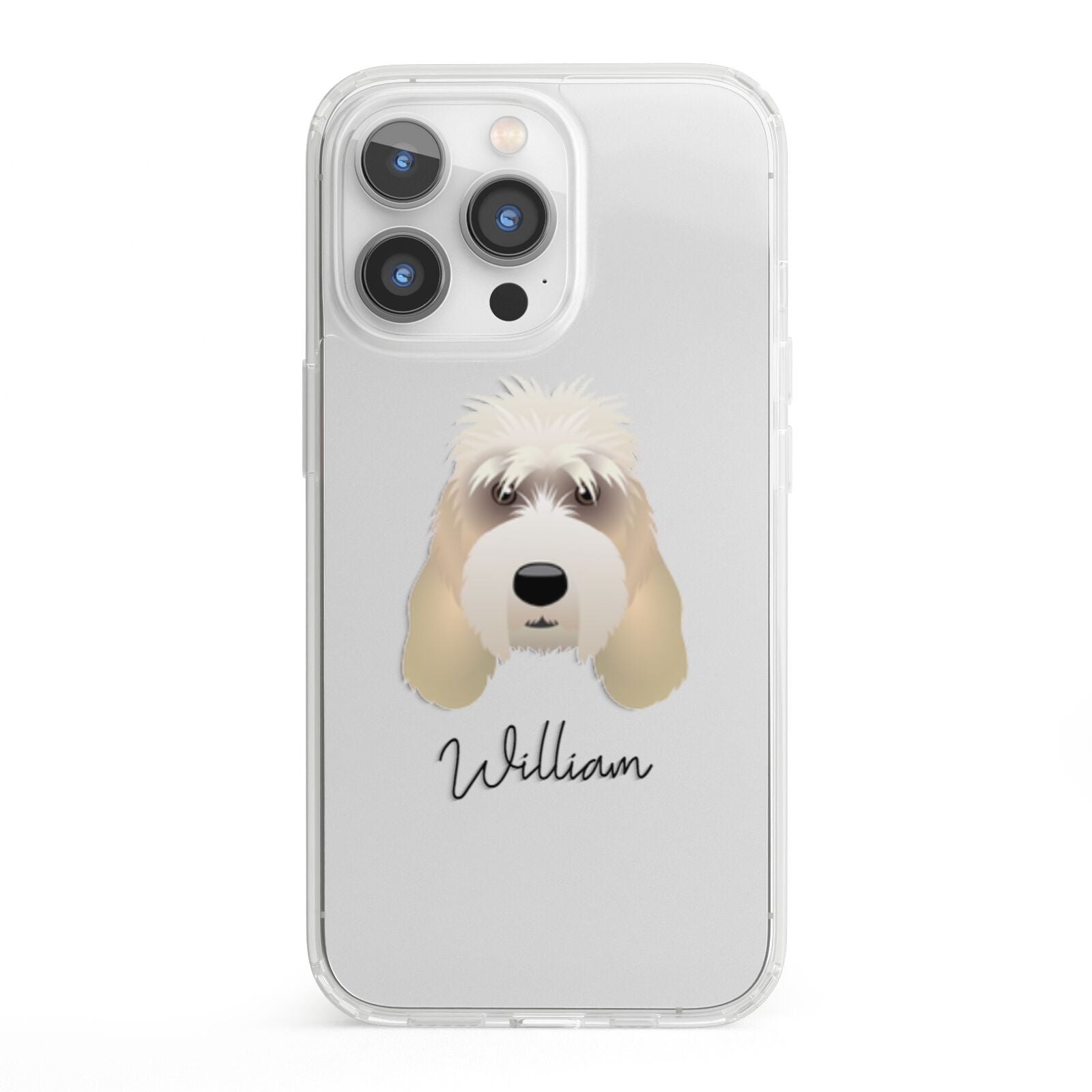 Grand Basset Griffon Vendeen Personalised iPhone 13 Pro Clear Bumper Case