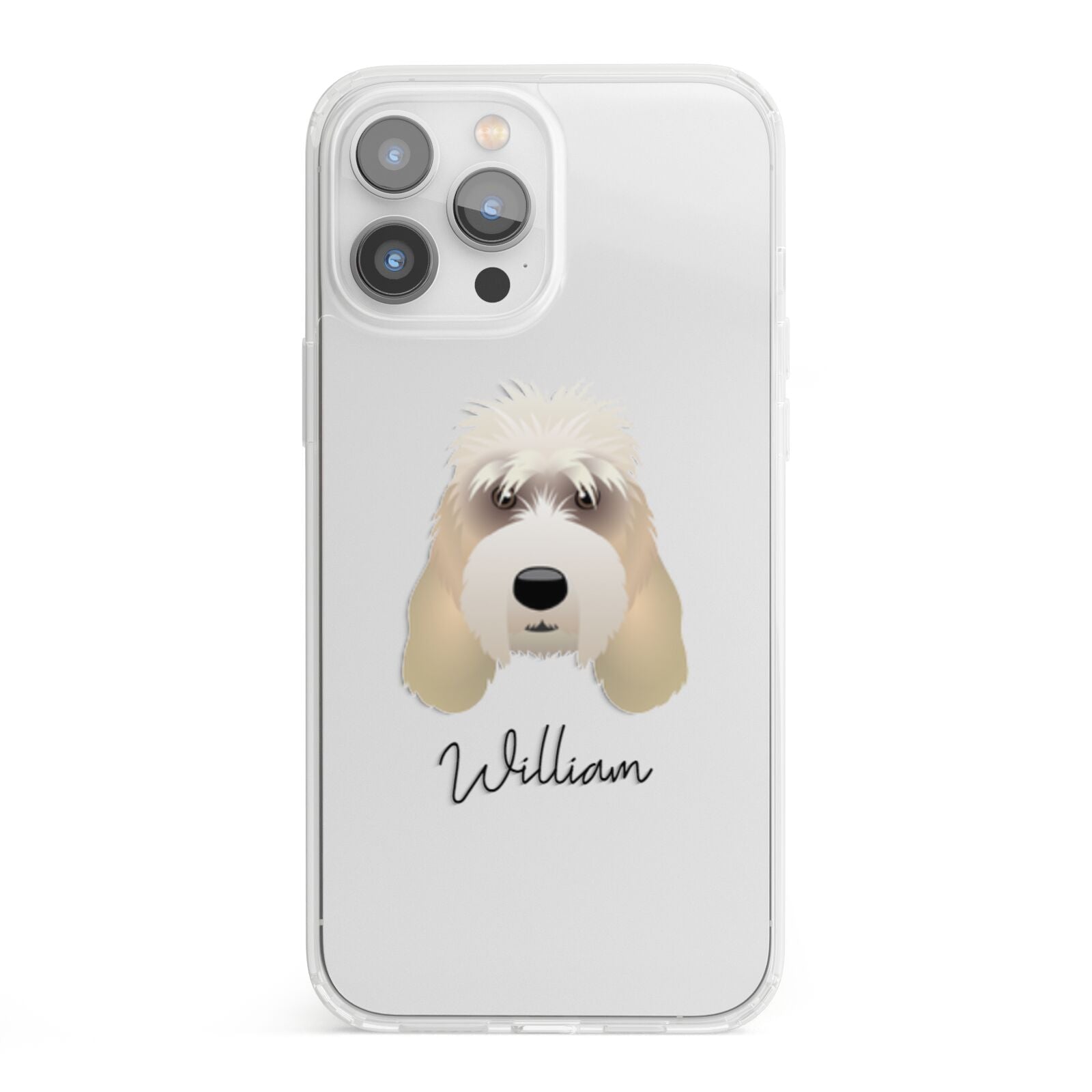 Grand Basset Griffon Vendeen Personalised iPhone 13 Pro Max Clear Bumper Case