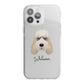 Grand Basset Griffon Vendeen Personalised iPhone 13 Pro Max TPU Impact Case with White Edges