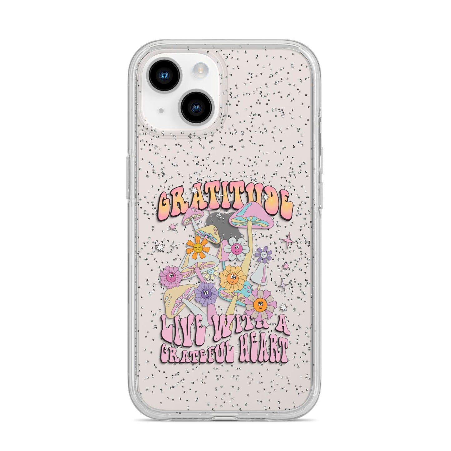 Grattitude iPhone 14 Glitter Tough Case Starlight