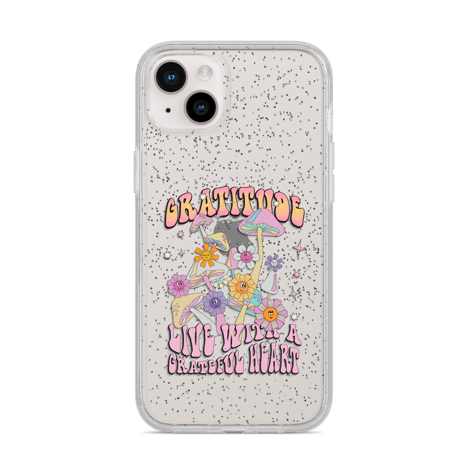 Grattitude iPhone 14 Plus Glitter Tough Case Starlight