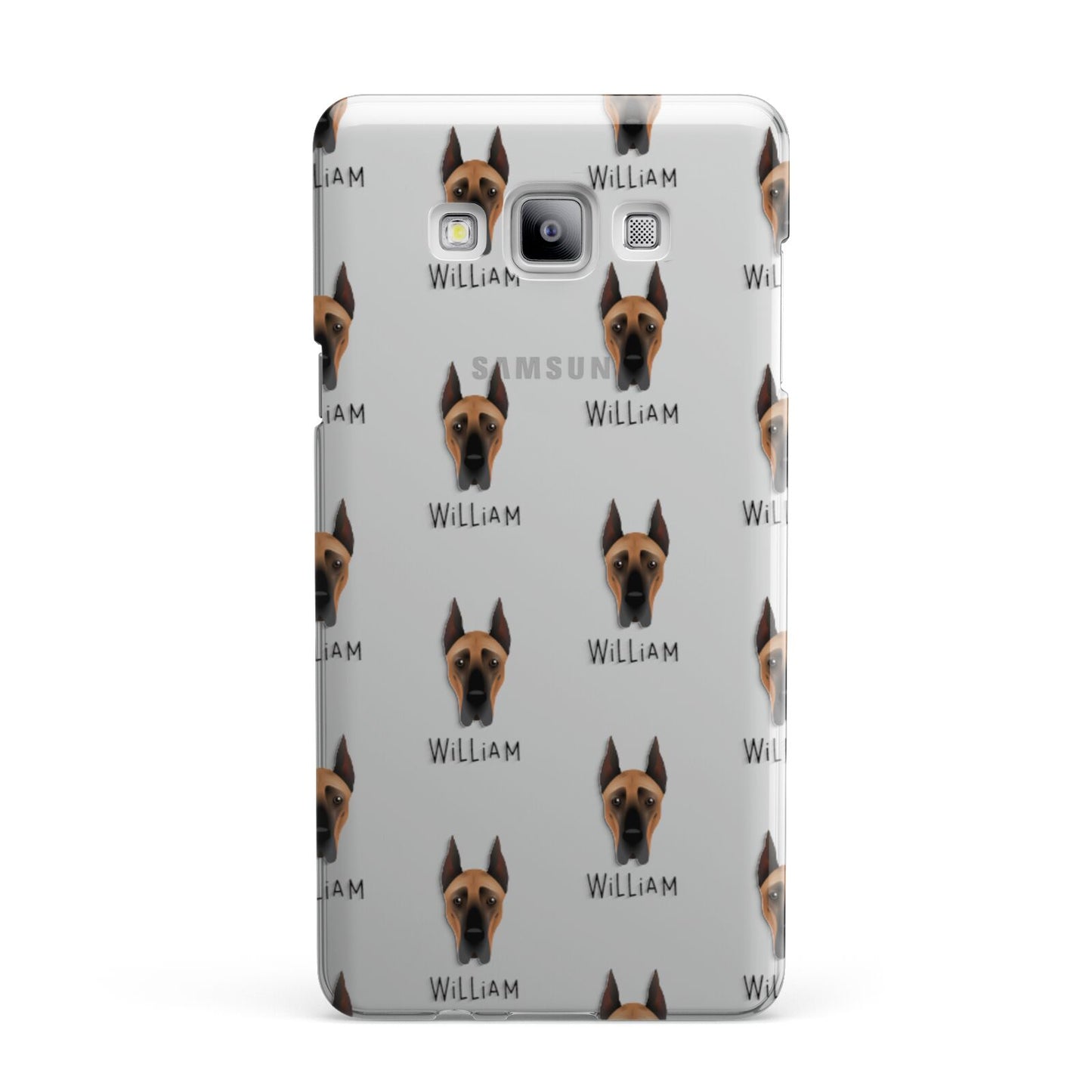 Great Dane Icon with Name Samsung Galaxy A7 2015 Case