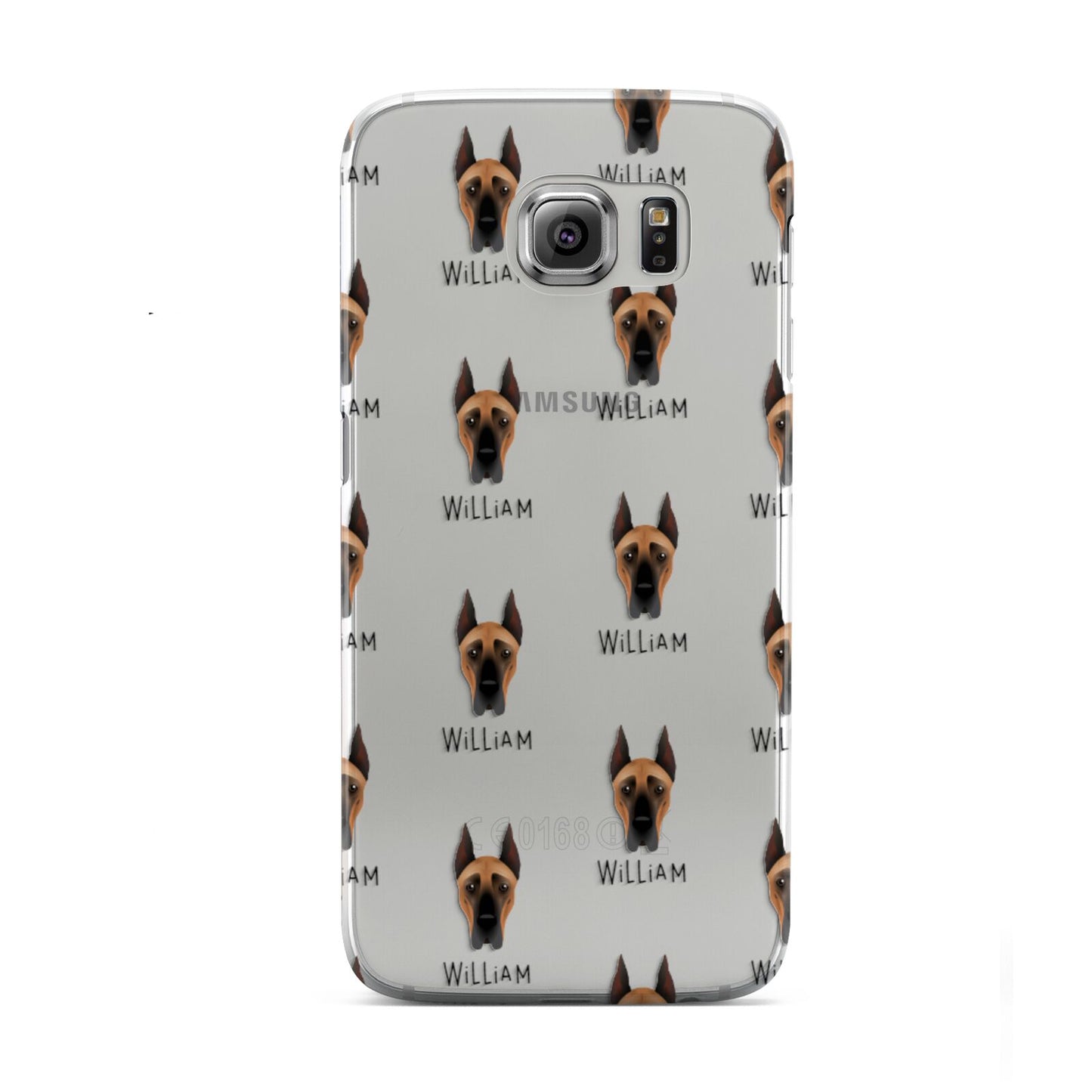 Great Dane Icon with Name Samsung Galaxy S6 Case