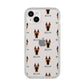 Great Dane Icon with Name iPhone 14 Plus Clear Tough Case Starlight