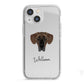 Great Dane Personalised iPhone 13 Mini TPU Impact Case with White Edges