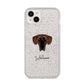 Great Dane Personalised iPhone 14 Plus Glitter Tough Case Starlight