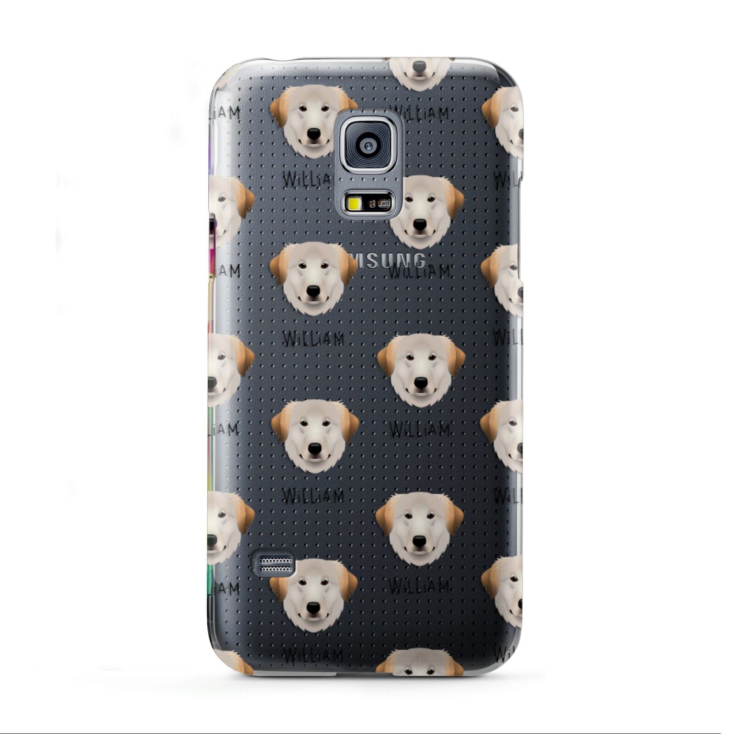 Great Pyrenees Icon with Name Samsung Galaxy S5 Mini Case