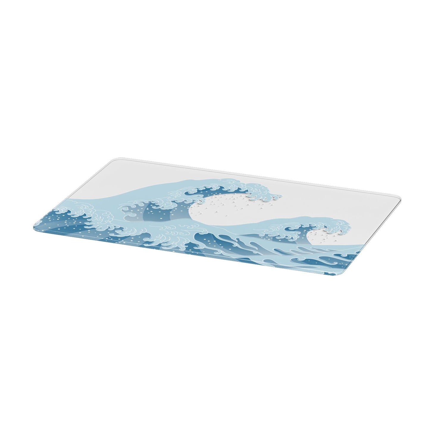 Clear Great Wave Illustration Apple MacBook Case Only