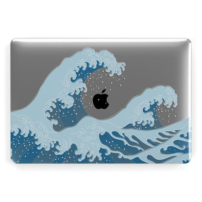 Great Wave Illustration Apple MacBook Case