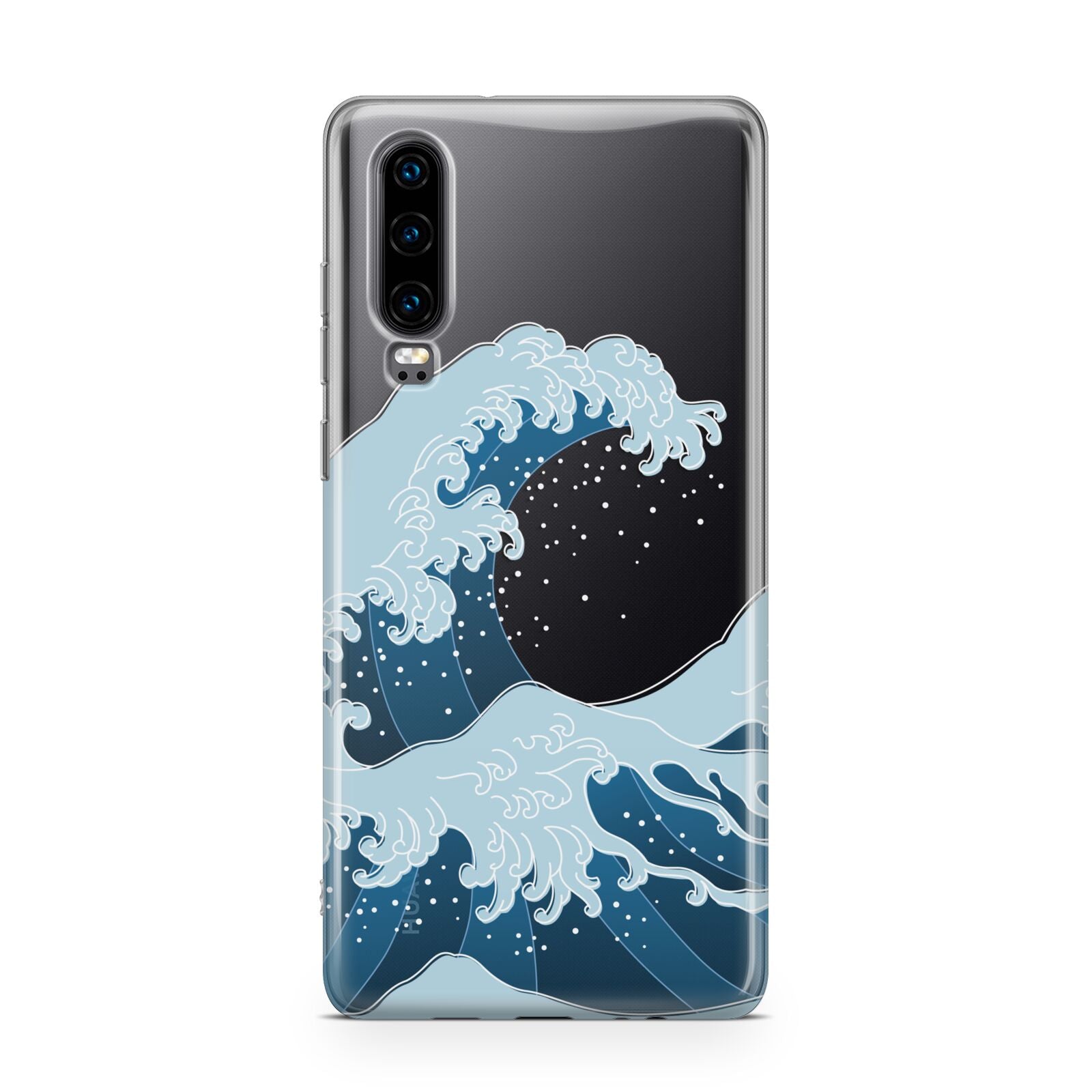 Great Wave Illustration Huawei P30 Phone Case