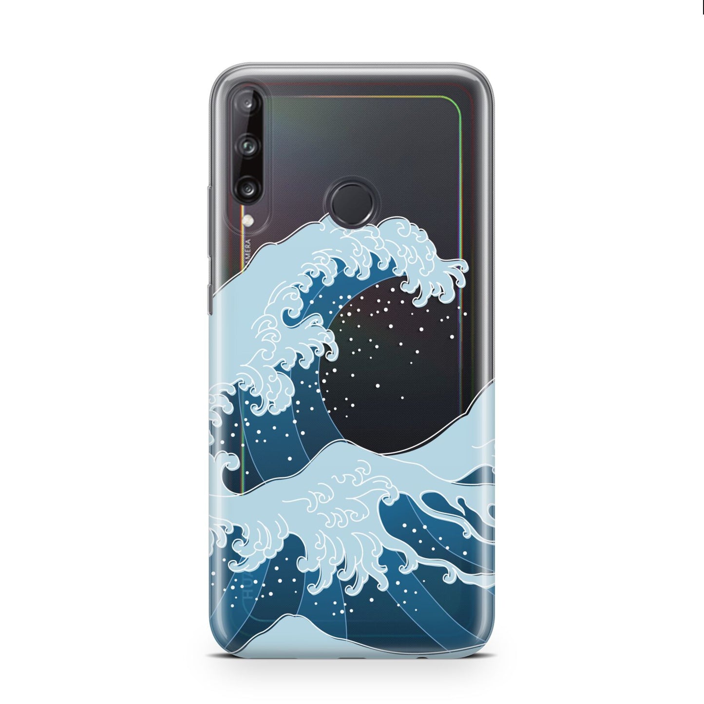 Great Wave Illustration Huawei P40 Lite E Phone Case