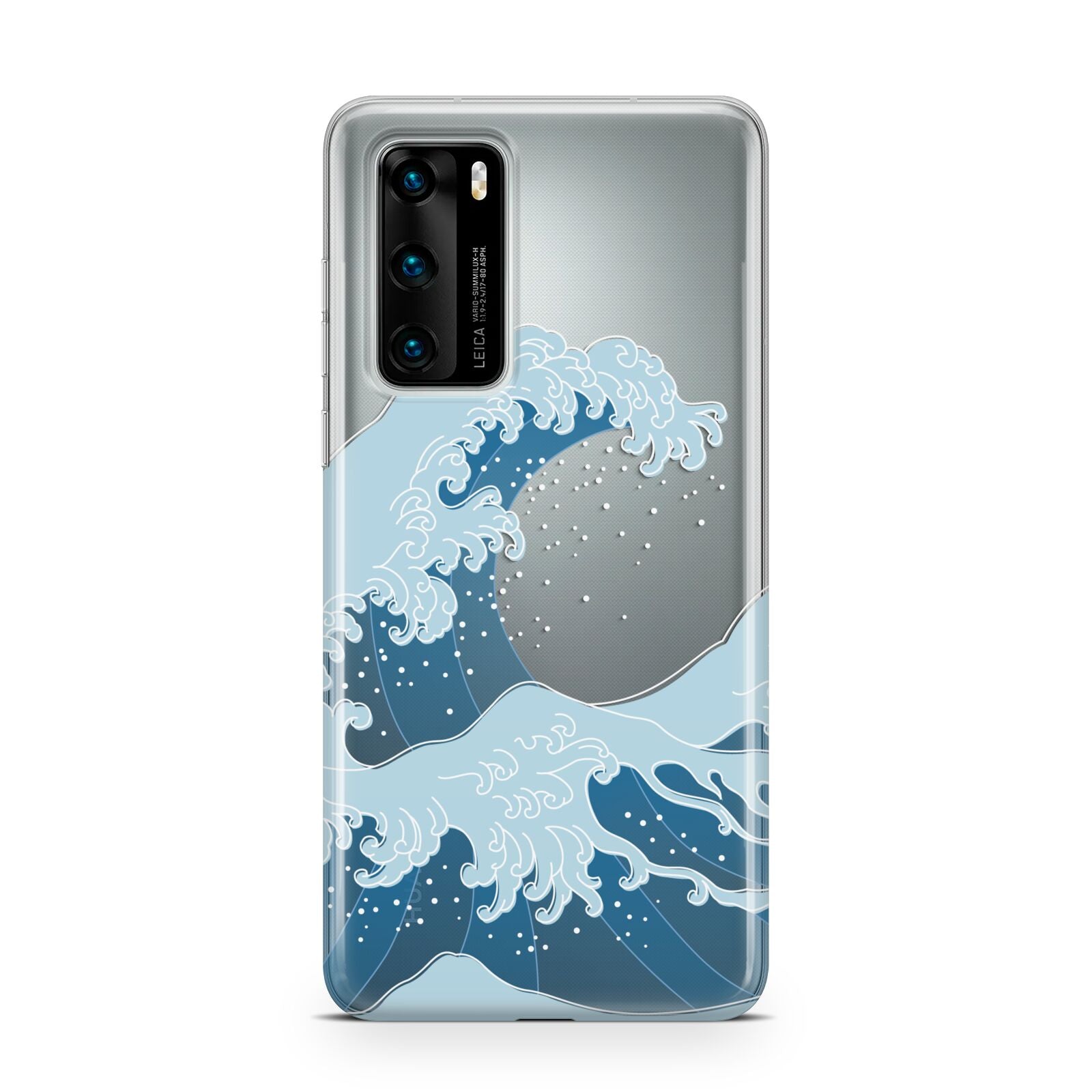 Great Wave Illustration Huawei P40 Phone Case