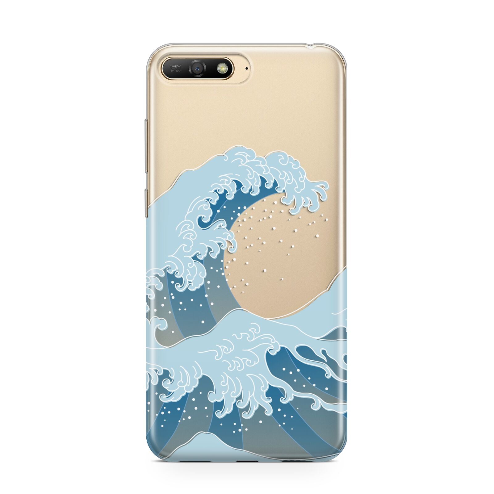 Great Wave Illustration Huawei Y6 2018