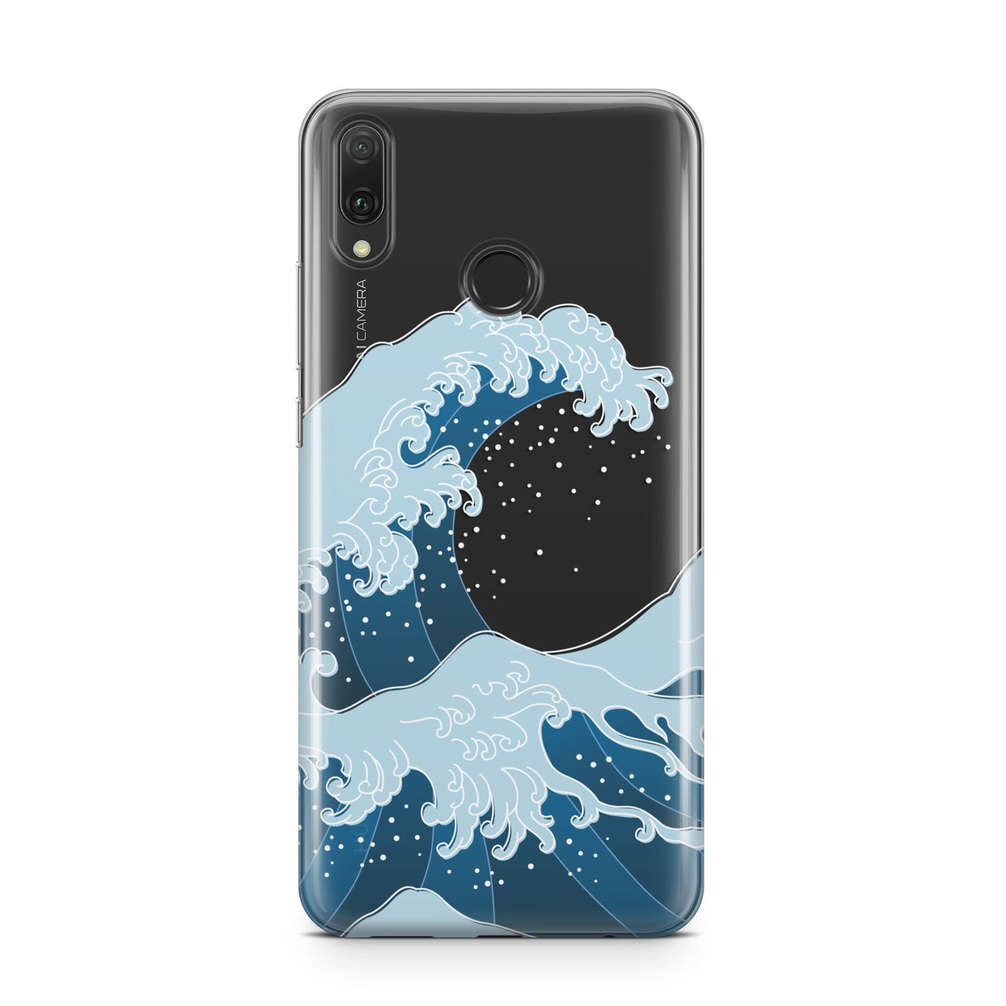 Great Wave Illustration Huawei Y9 2019