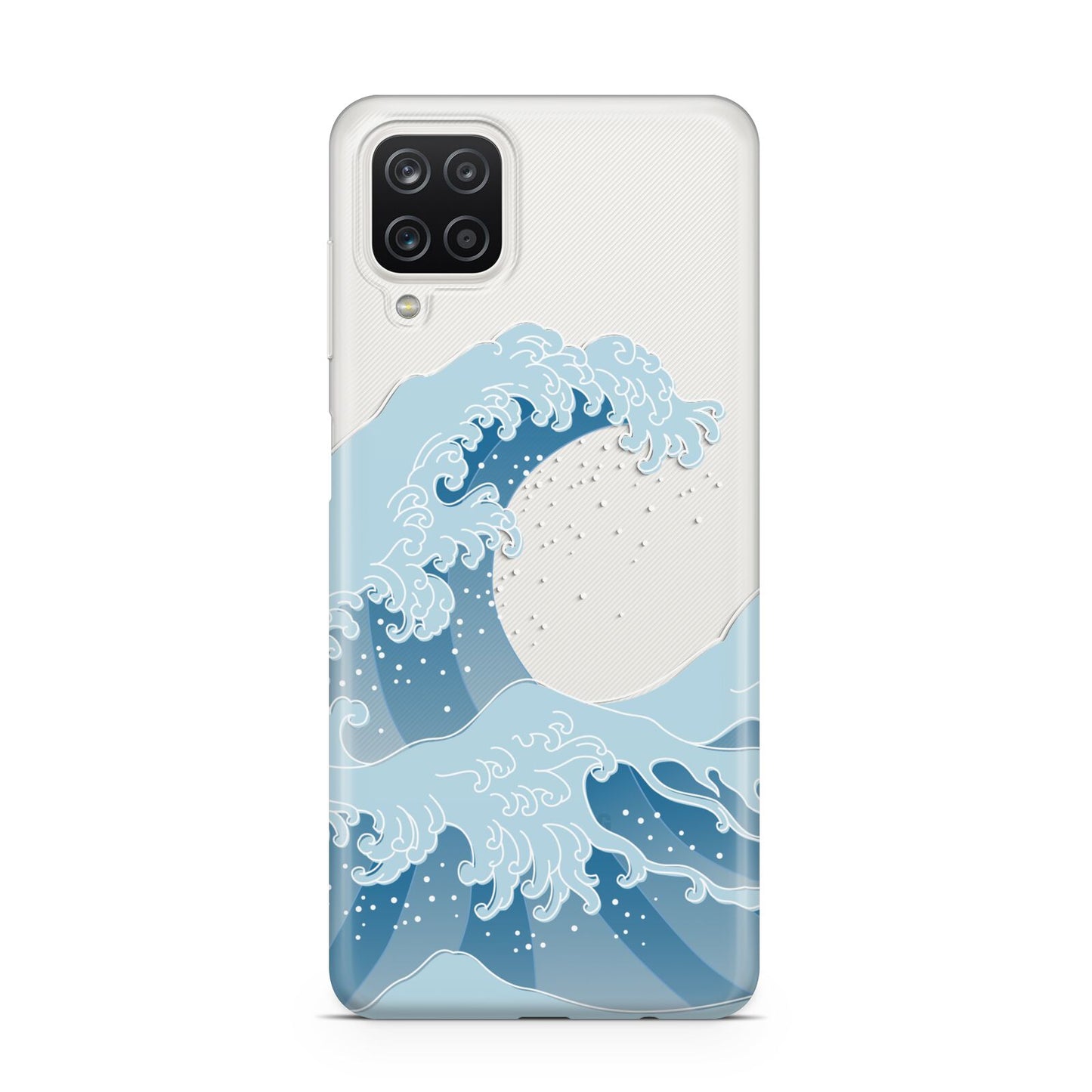 Great Wave Illustration Samsung A12 Case