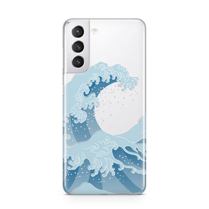 Great Wave Illustration Samsung S21 Case