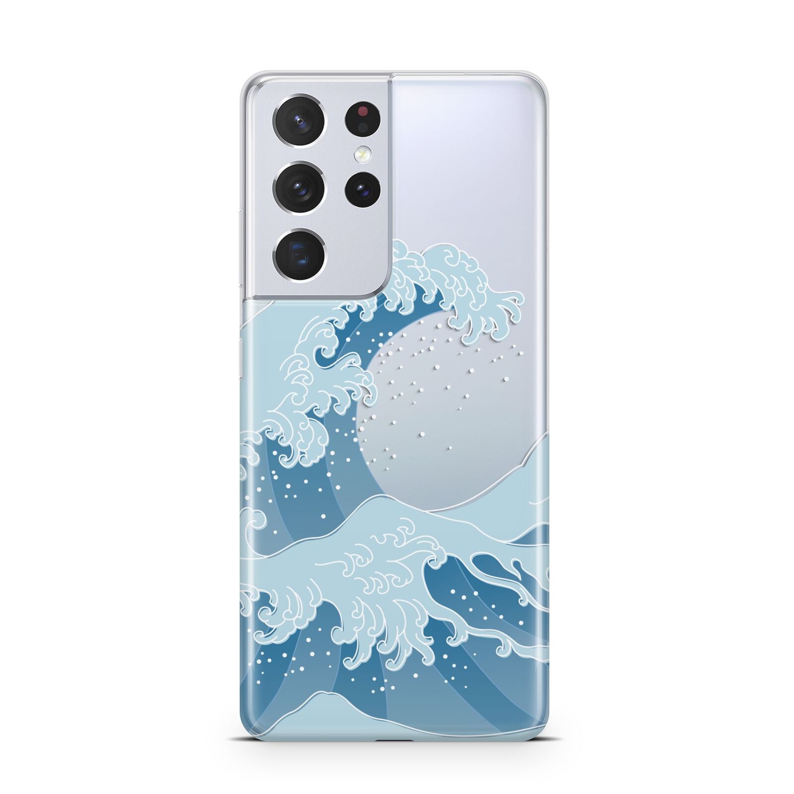 Great Wave Illustration Samsung S21 Ultra Case