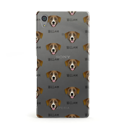 Greater Swiss Mountain Dog Icon with Name Sony Xperia Case