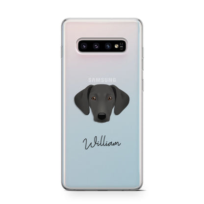 Greek Harehound Personalised Samsung Galaxy S10 Case