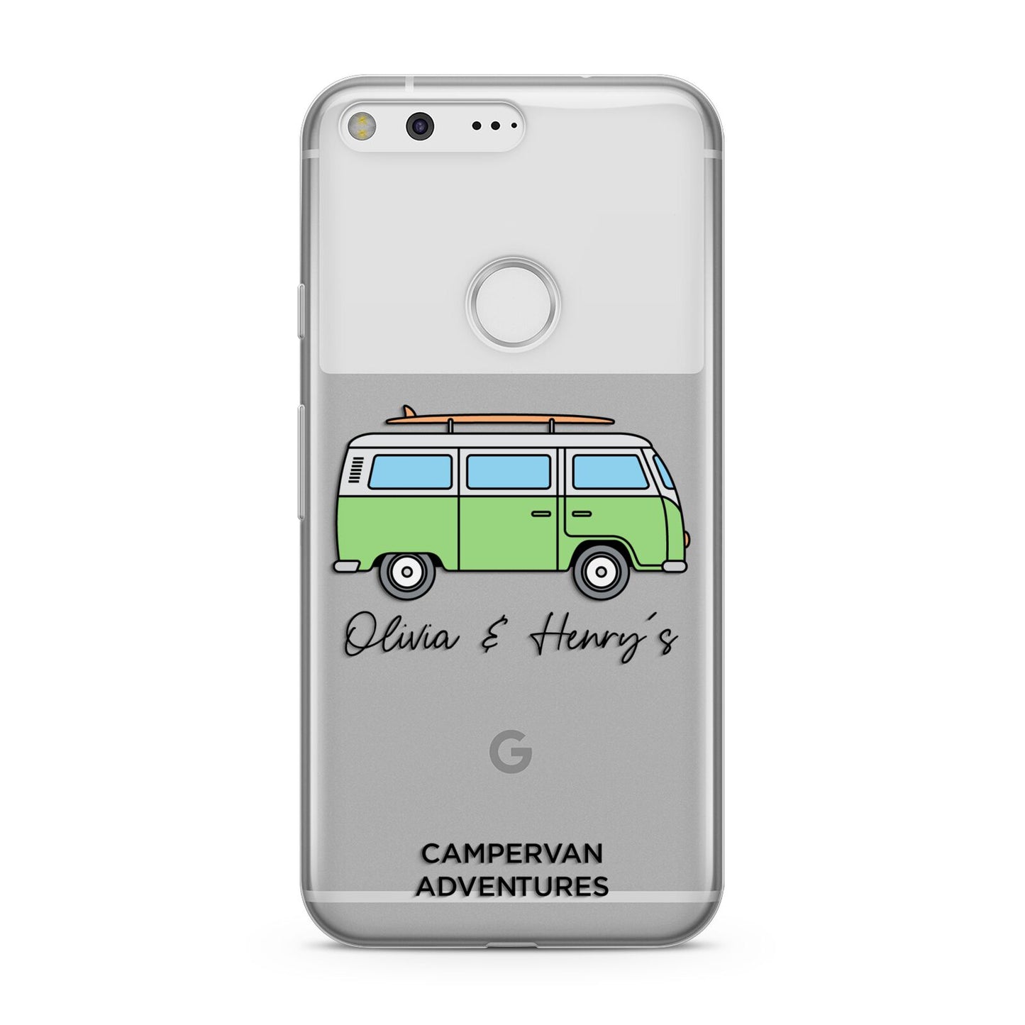 Green Bespoke Campervan Adventures Google Pixel Case