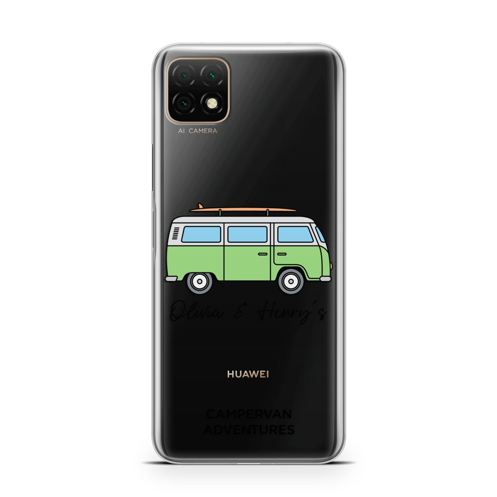 Green Bespoke Campervan Adventures Huawei Enjoy 20 Phone Case