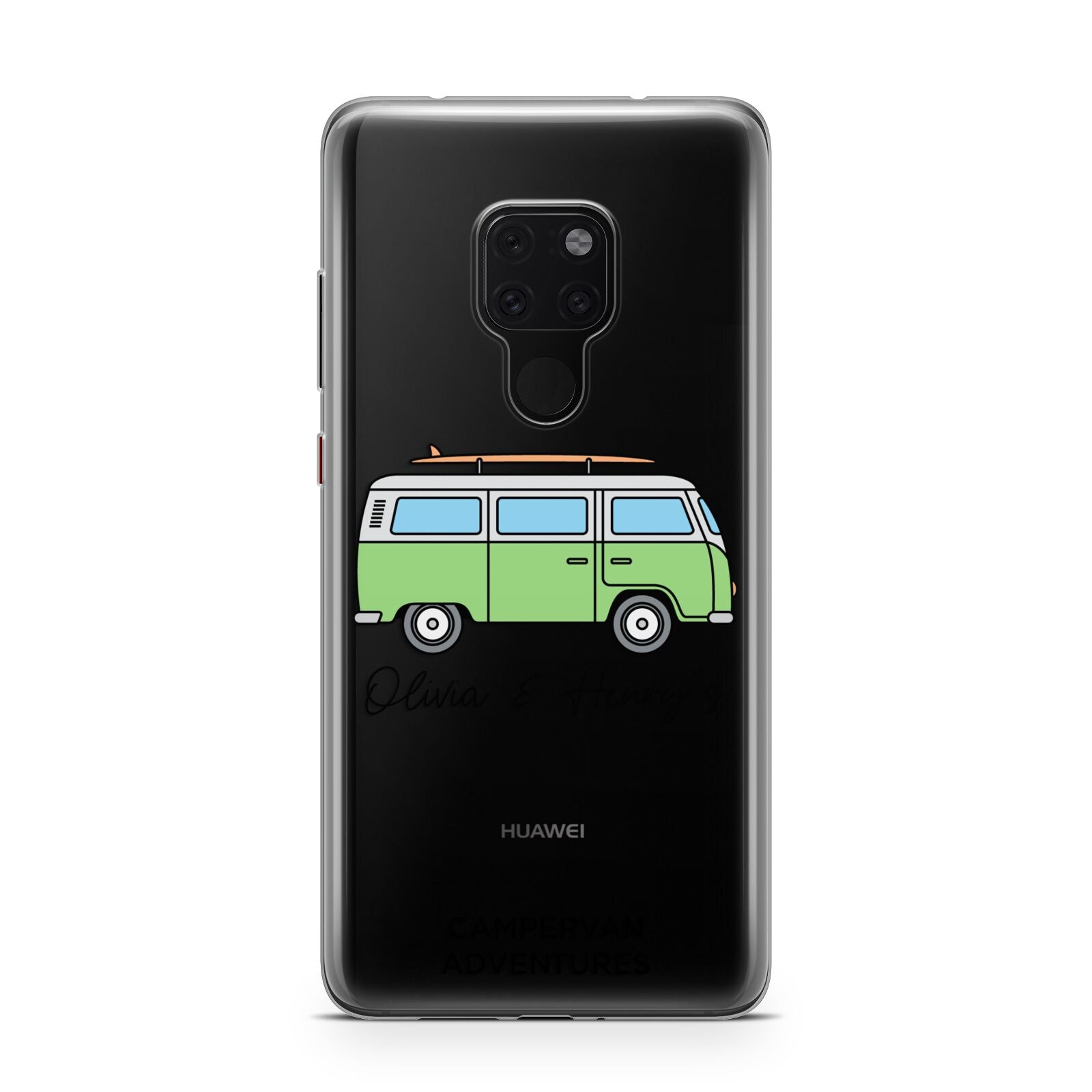 Green Bespoke Campervan Adventures Huawei Mate 20 Phone Case